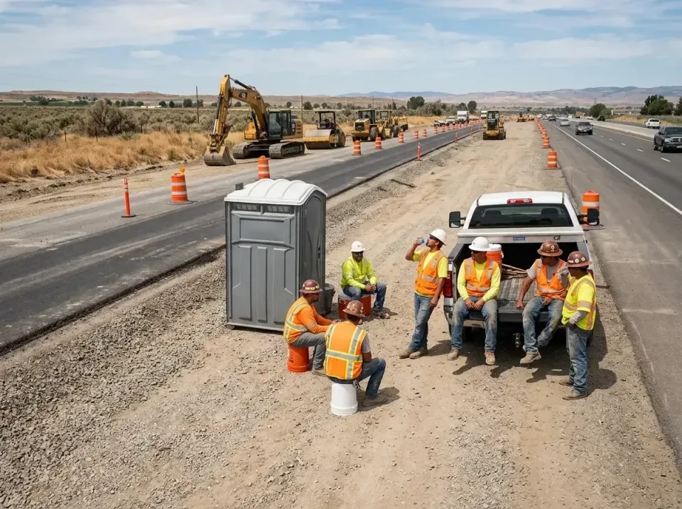 highway-road-construction-crew-007 — frequently asked questions, Porta Potty and Restroom Rentals in Coachella, CA